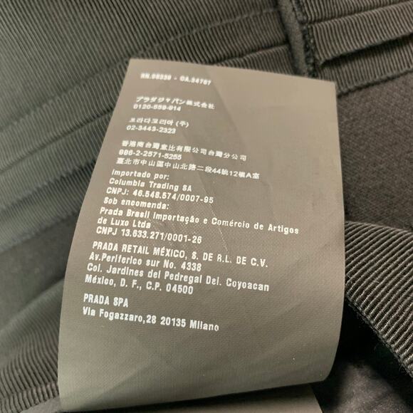 PRADA Size 6 Black Wool Pencil Knee-Length Skirt - Picture 7 of 7